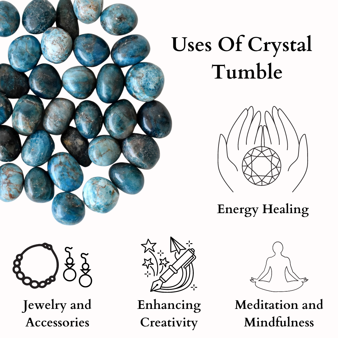 Crystal Quartz Tumbled Stone  DestGlow