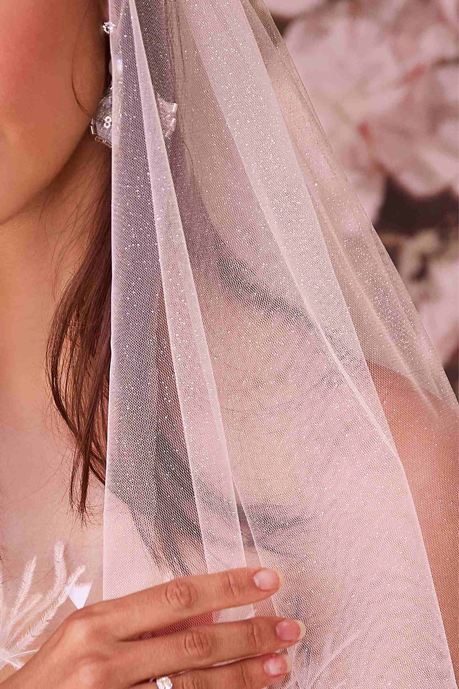 Sparkle Cathedral Veil by DiscountDressShop
