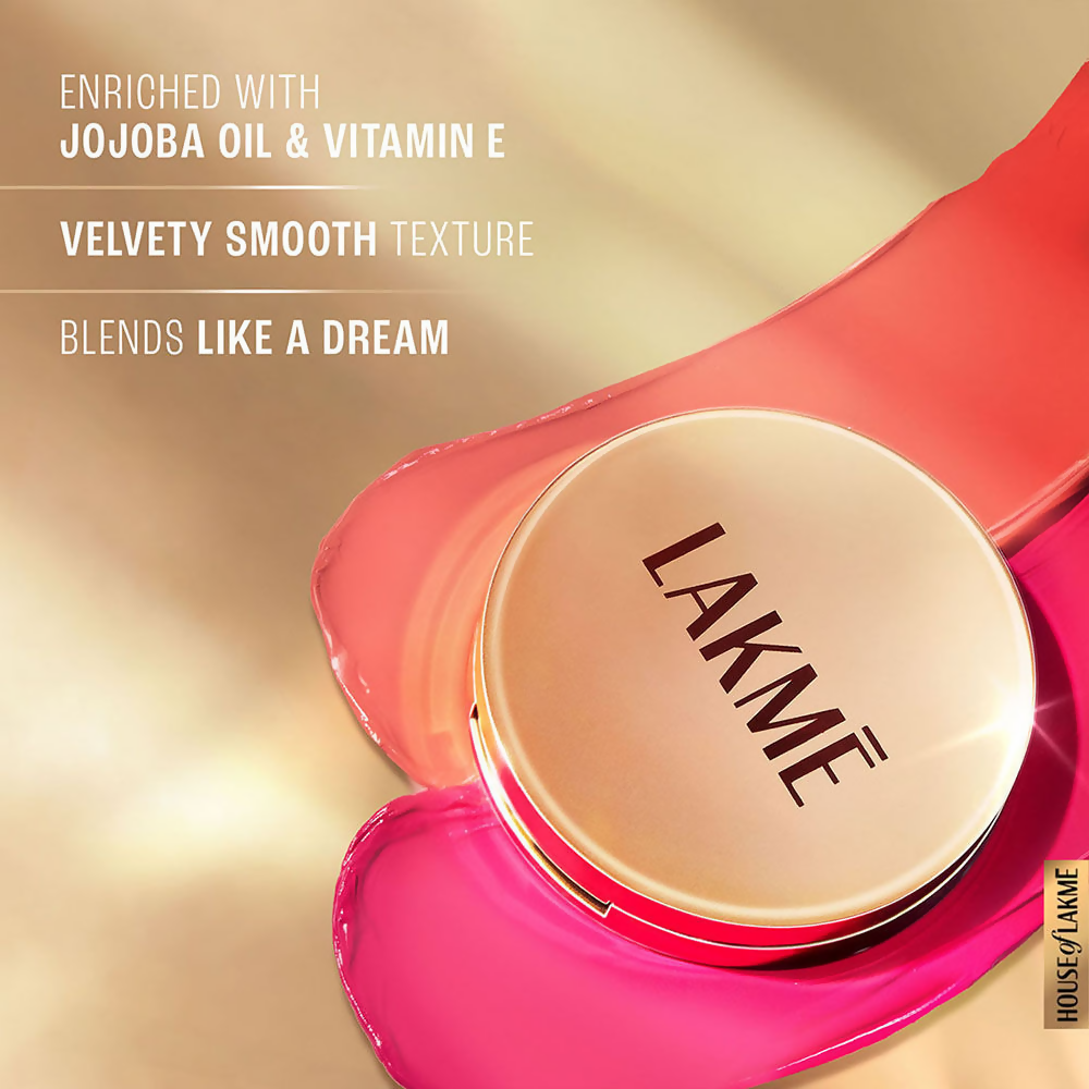 Lakme 9 to 5 Powerplay Velvet Creme Blush - Soft Coral