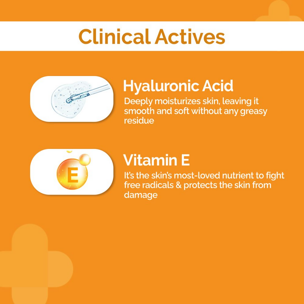 The Derma Co Hyaluronic Invisible Sunscreen Gel with Hyaluronic Acid &amp; Vitamin E