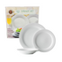 12 Piece Porcelain Dinnerware Set by Farmacias Savia