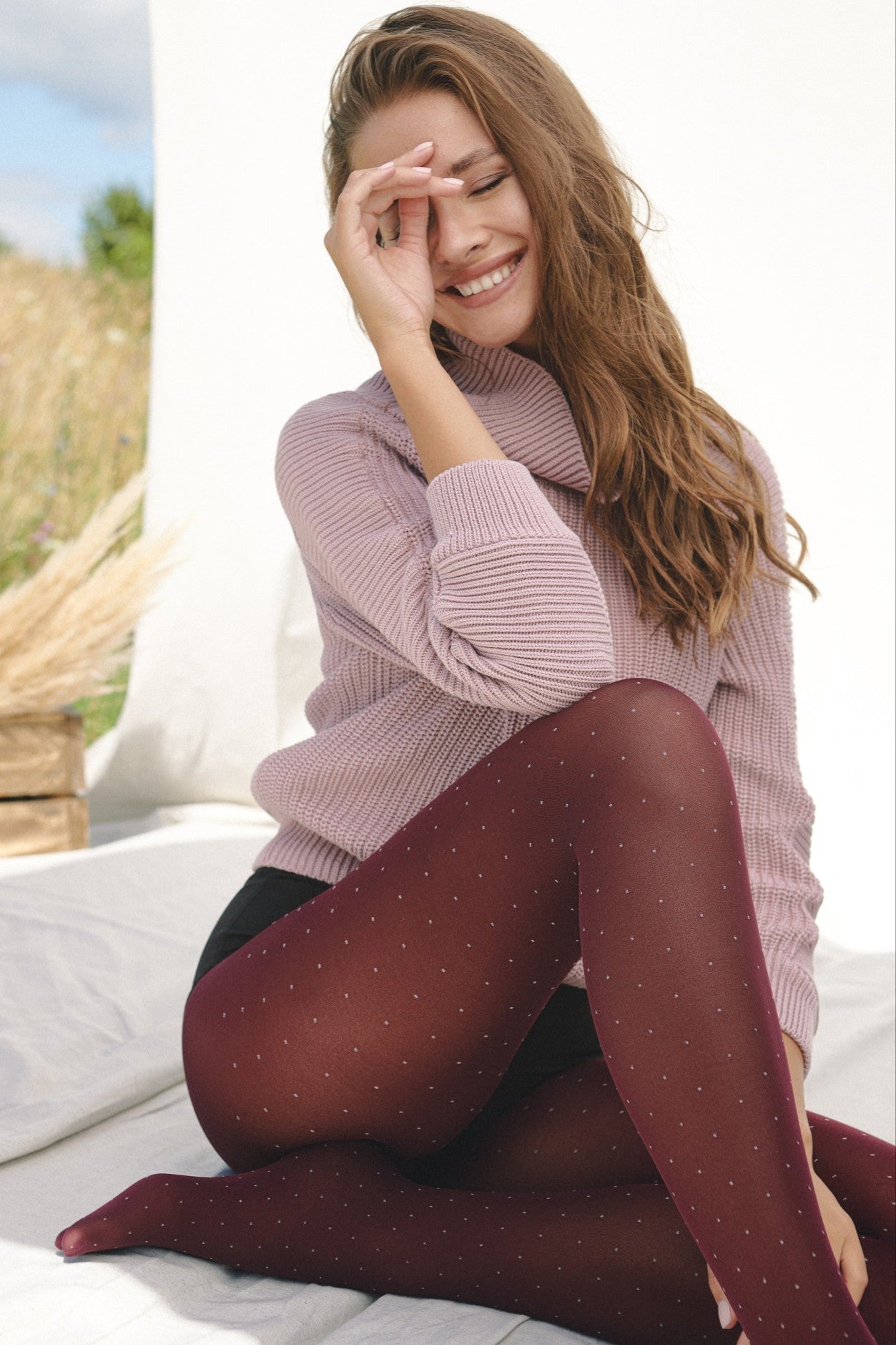 Fantasy Tights Conte Point - Dot Pattern