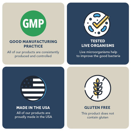 Pro-50 Probiotic - 50 Billion CFU with 13 Strains for Digestive &amp; Immune Health - DestGlow