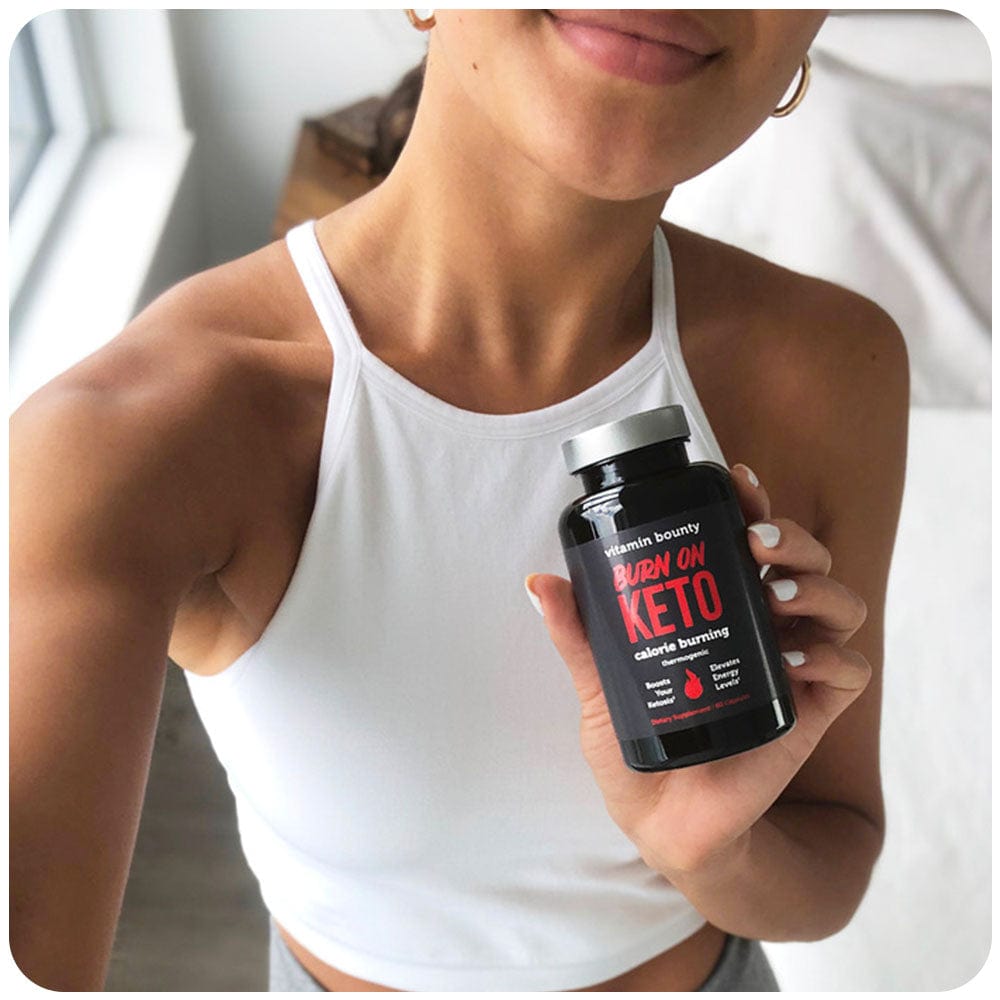Burn On Keto - Thermogenic Fat Burner for Ketogenic Diet with Energy &amp; Focus Support - DestGlow