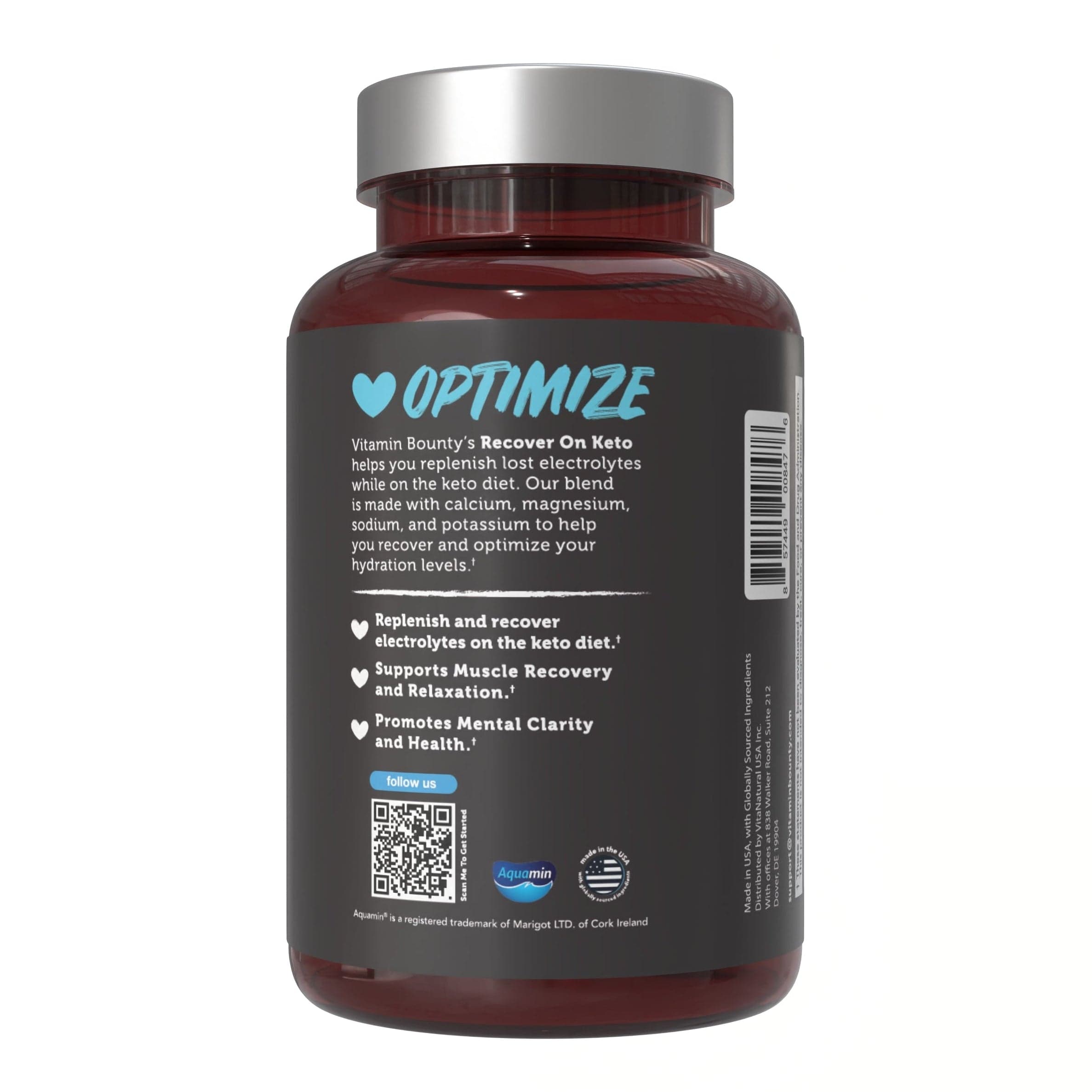 Recover On Keto - Electrolyte Capsules by Vitamin Bounty