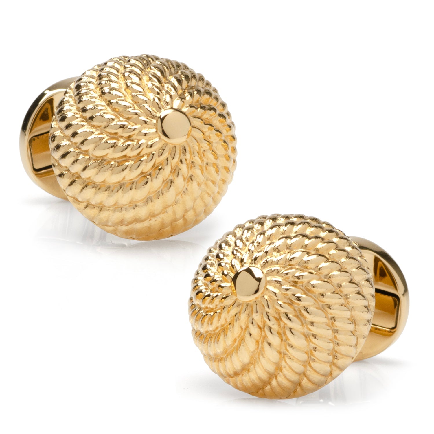 VDP 3D Colony Gold Stainless Stud Set by Cufflinks.com