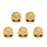 VDP 3D Colony Gold Stainless Studs by Cufflinks.com