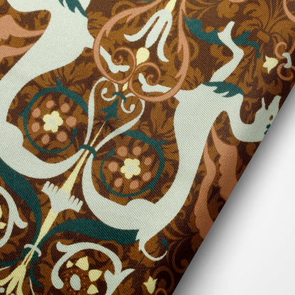VDP Biltmore Renaissance Revival Brown Pocket Square by Cufflinks.com