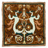 VDP Biltmore Renaissance Revival Brown Pocket Square by Cufflinks.com
