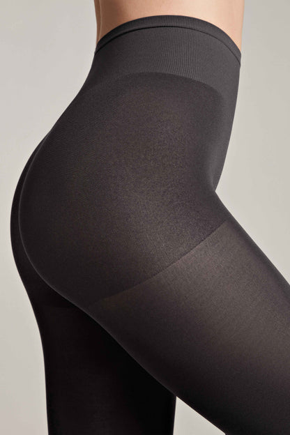 Tights Conte Velour Top 100 Den - Matte Adjustable Waistline