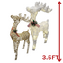 Venado Decorativo de Navidad 3.5ft AA2024-11-0893/0899 by Farmacias Savia