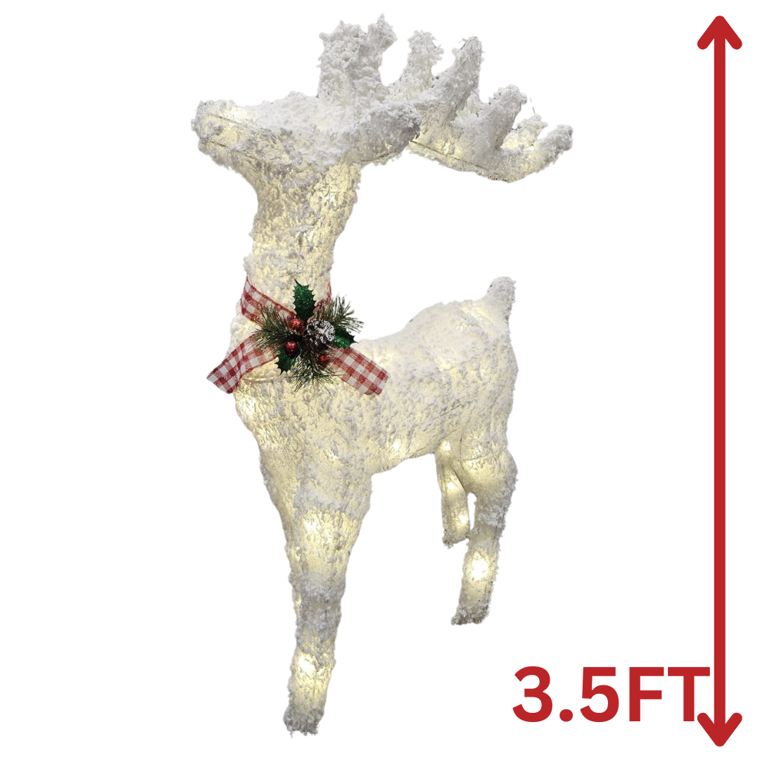 Venado Decorativo de Navidad 3.5ft AA2024-11-0893/0899 by Farmacias Savia