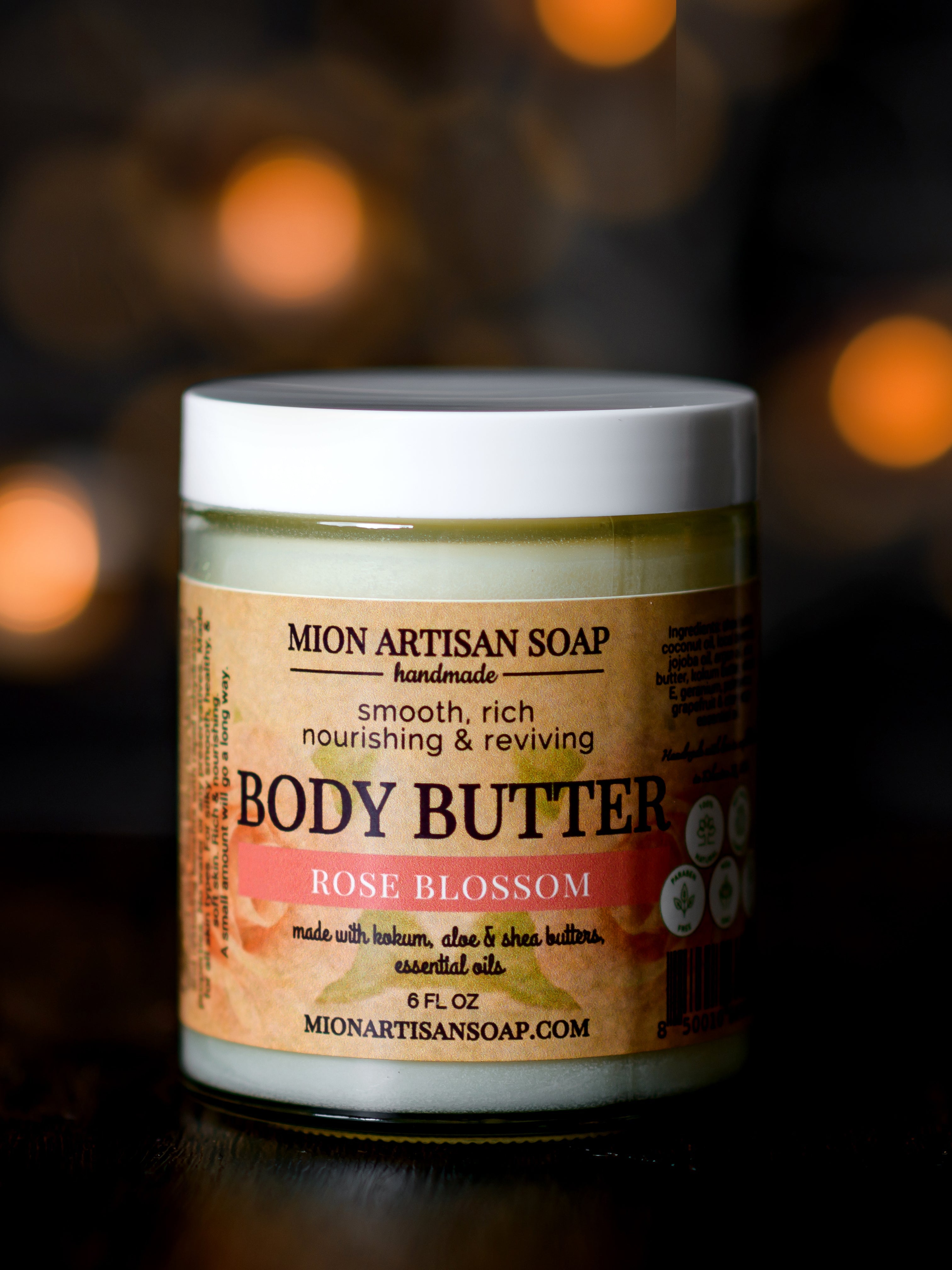 Body Butter - Rose Blossom | High in Essential Vitamins and Fatty Acids by MION Artisan Soap Co.