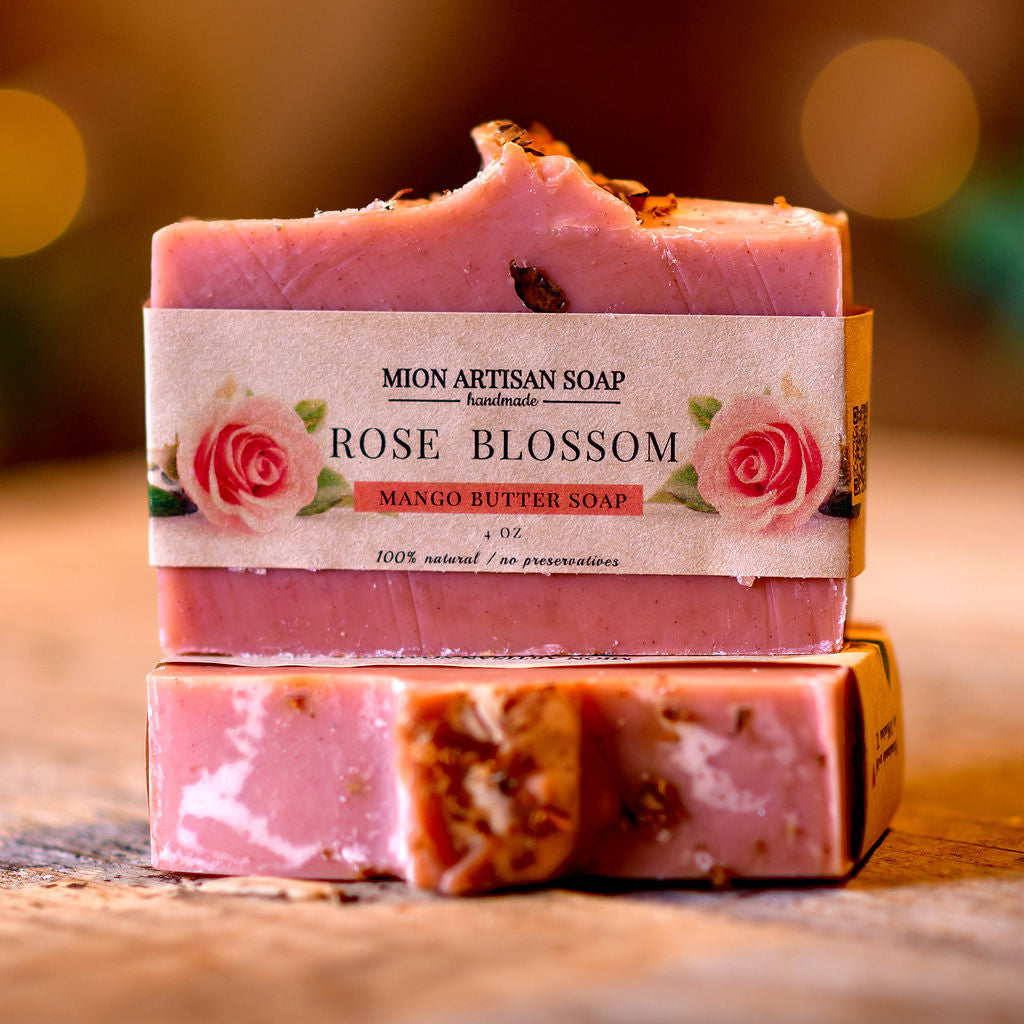 Rose Blossom | Mango Butter Soap by MION Artisan Soap Co.