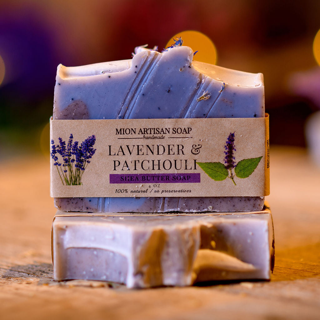 Lavender and Patchouli | Shea Butter Soap by MION Artisan Soap Co.