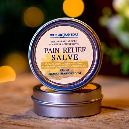 Pain Relief Salve | Infused with Arnica Montana by MION Artisan Soap Co.