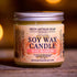 Soy Wax Candle - Rose Blossom | Long Lasting | 100% Natural by MION Artisan Soap Co.