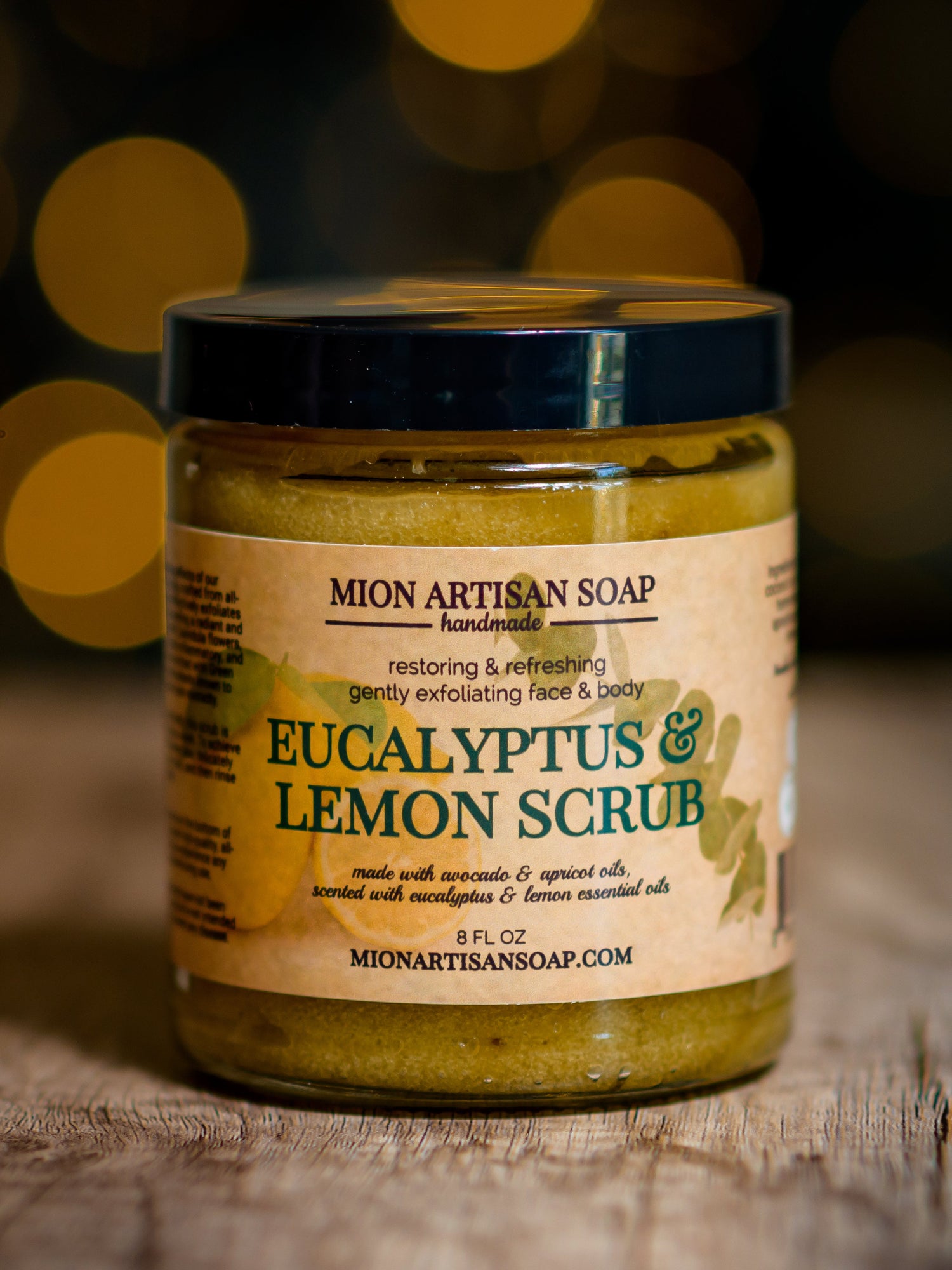 Eucalyptus and Lemon Sugar Scrub | Gentle by MION Artisan Soap Co.