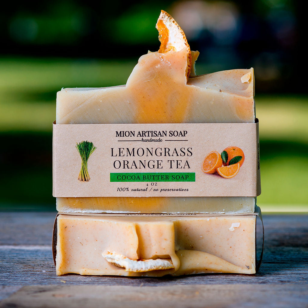 Lemongrass &amp; Orange Tea | Cocoa Butter Soap by MION Artisan Soap Co.