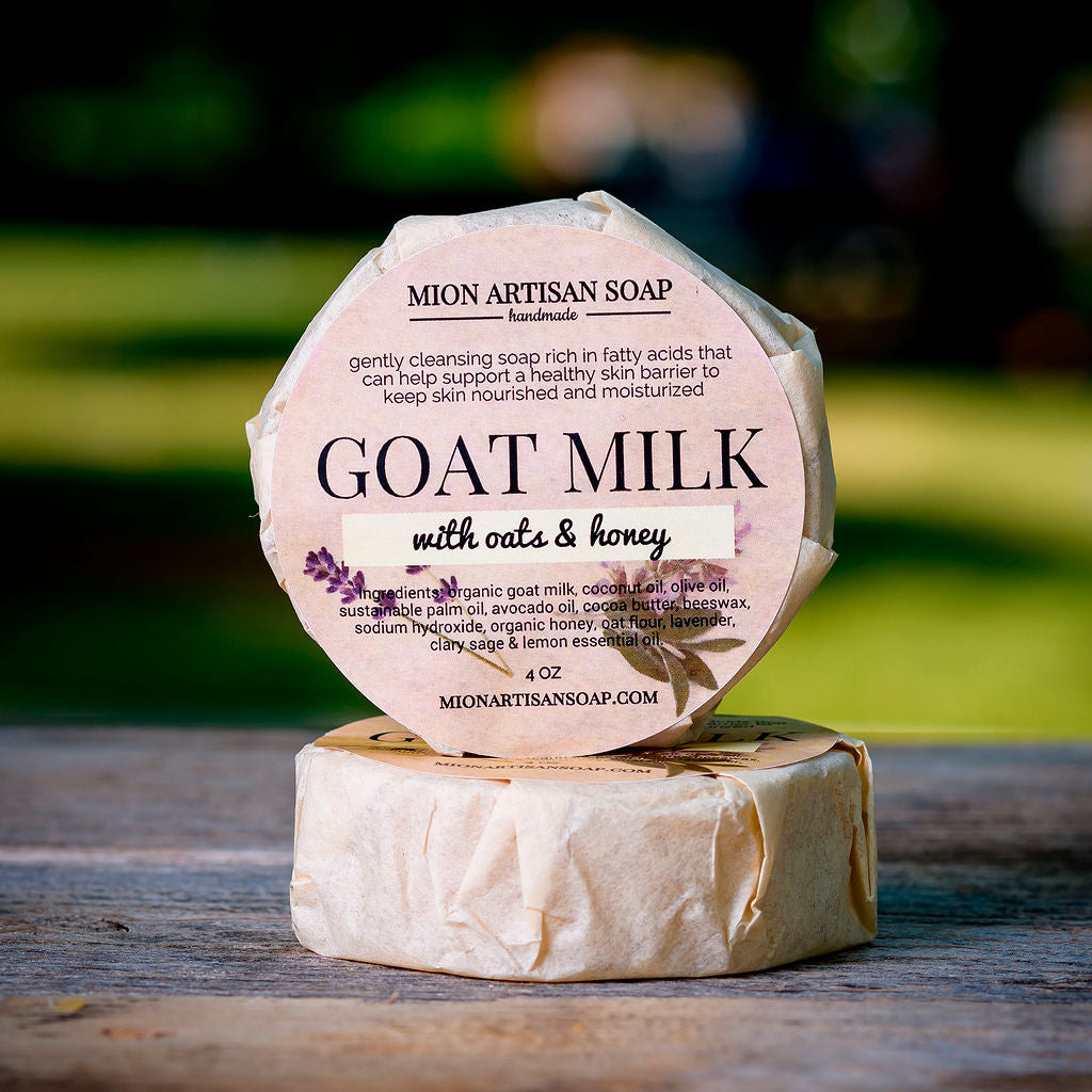 Goat Milk Soap | Made With Honey and Oat Flour by MION Artisan Soap Co.