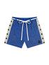 All Human Vida Shorts - Royal Blue by Denim Exchange