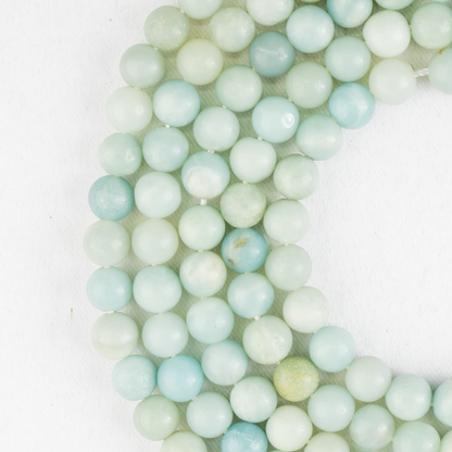 Amazonite Beads, Natural Crystal Round Beads 4mm to 10mm  DestGlow
