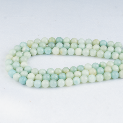 Amazonite Beads, Natural Crystal Round Beads 4mm to 10mm  DestGlow