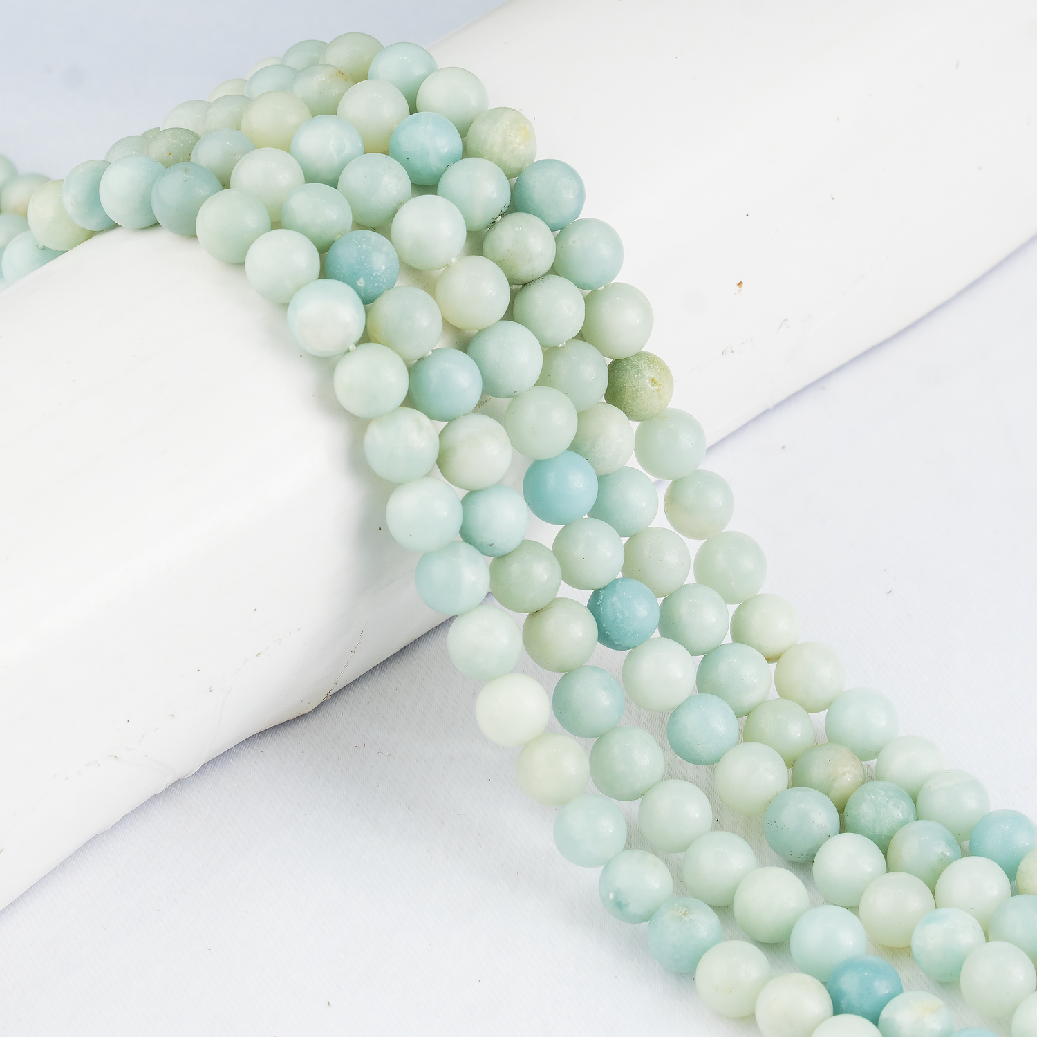 Amazonite Beads, Natural Crystal Round Beads 4mm to 10mm  DestGlow