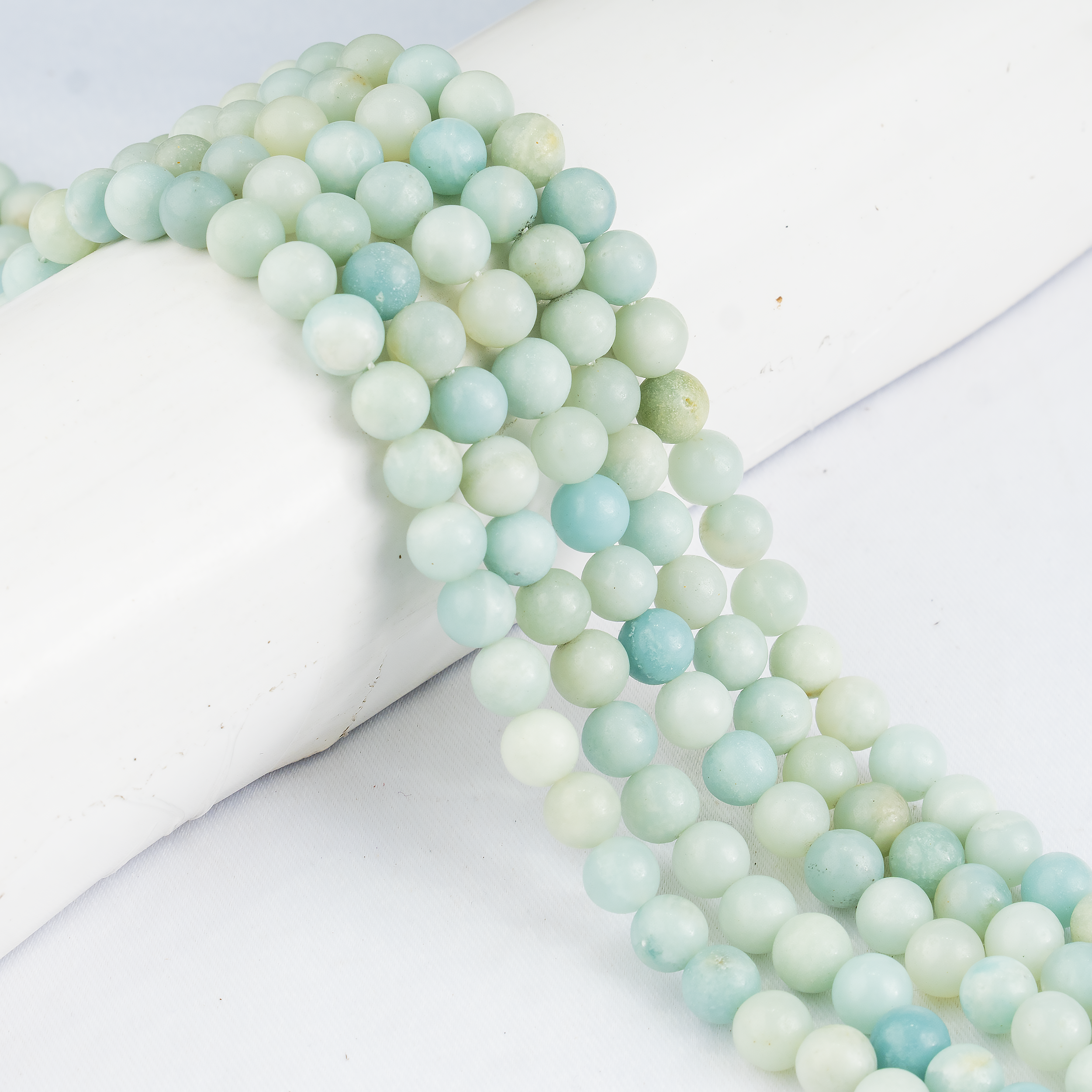 Amazonite Beads, Natural Crystal Round Beads 4mm to 10mm  DestGlow