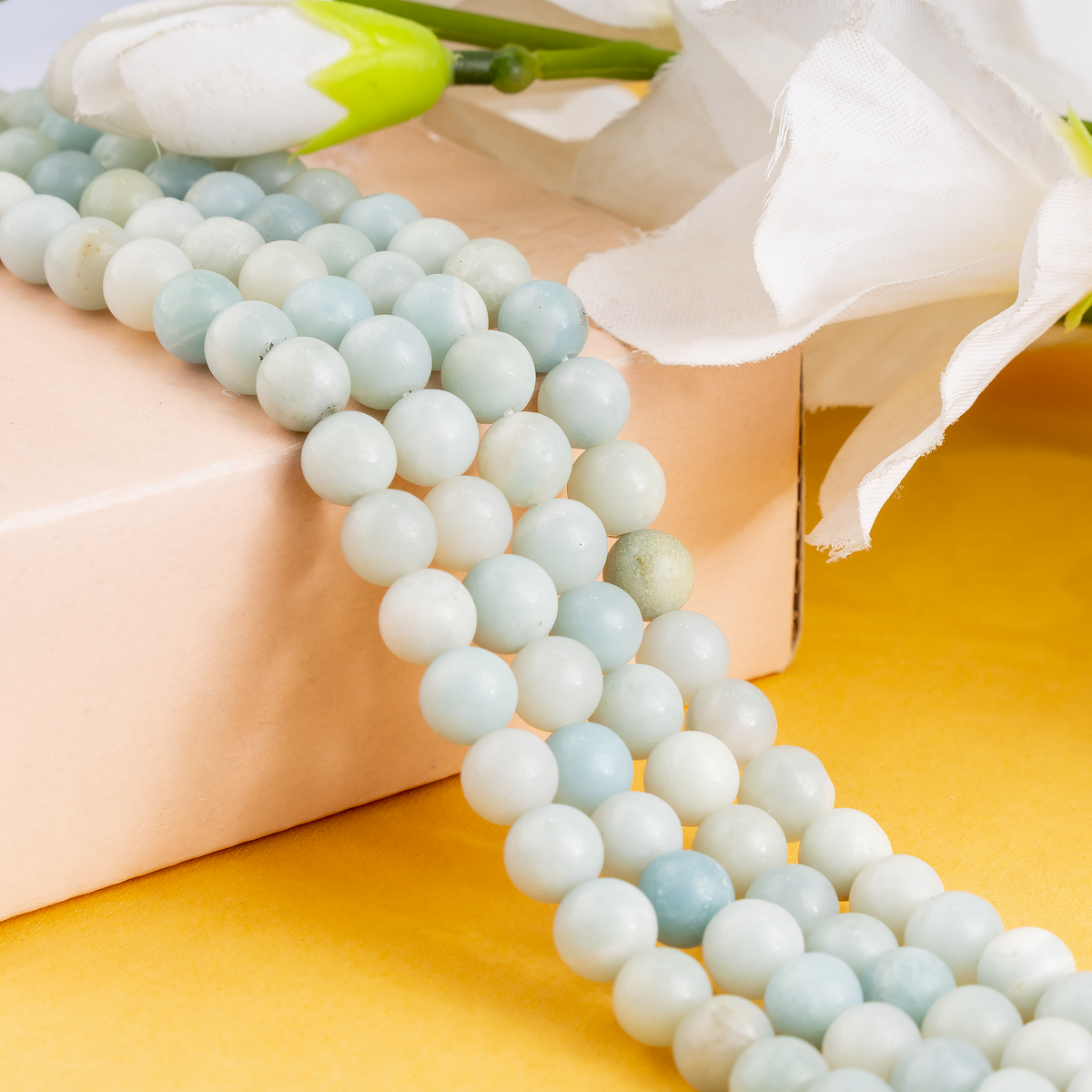 Amazonite Beads, Natural Crystal Round Beads 4mm to 10mm  DestGlow