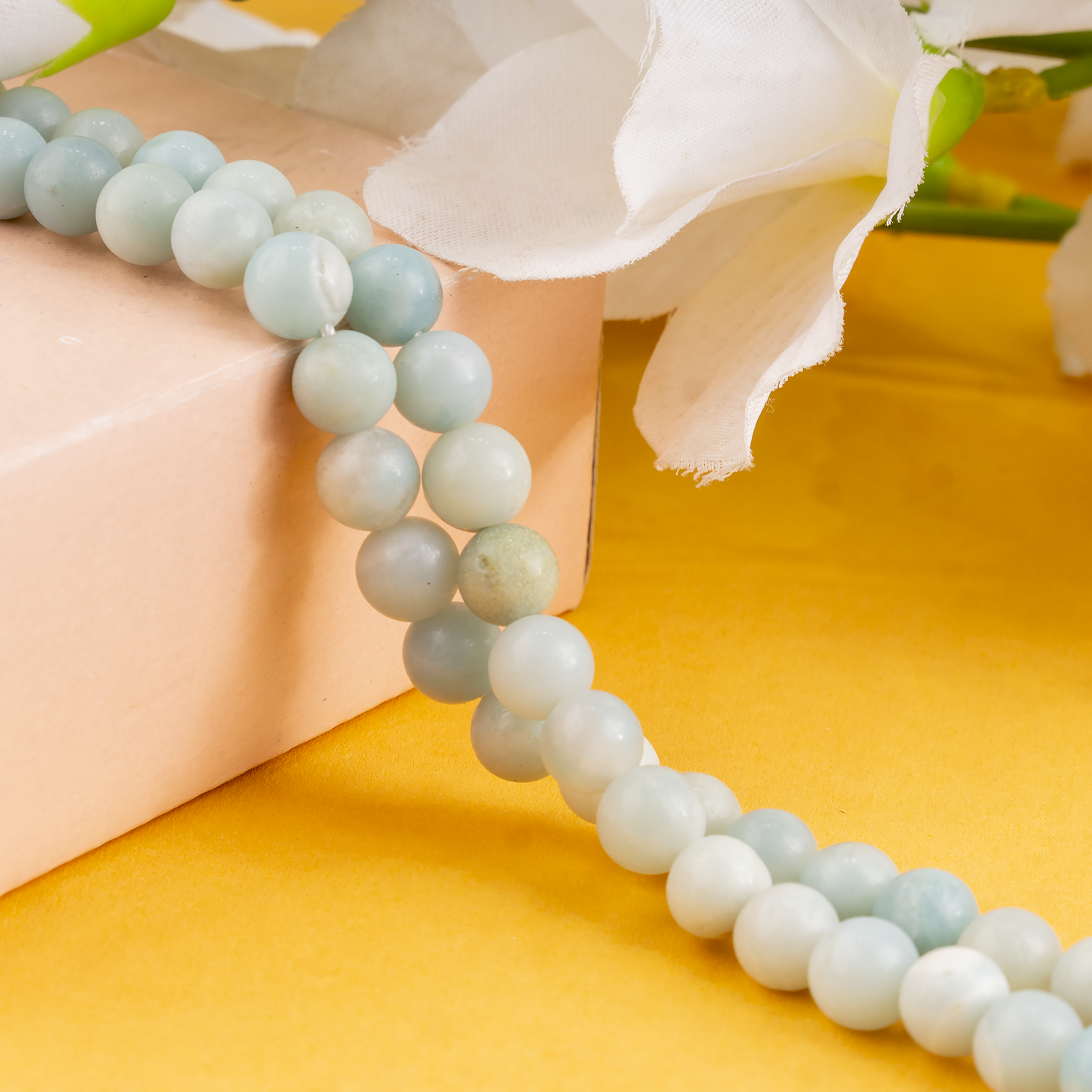 Amazonite Beads, Natural Crystal Round Beads 4mm to 10mm  DestGlow