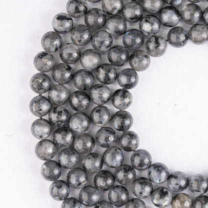 Black Labradorite  Beads, Natural Round Crystal Beads 4mm to 12mm