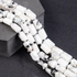 Rainbow Moonstone Gemstone Pipe Bead, Crystal Healing Tube Beads.  DestGlow