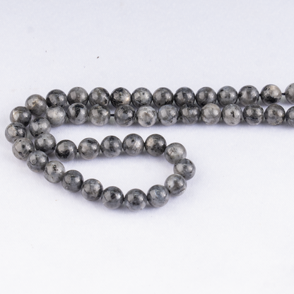 Black Labradorite  Beads, Natural Round Crystal Beads 4mm to 12mm  DestGlow