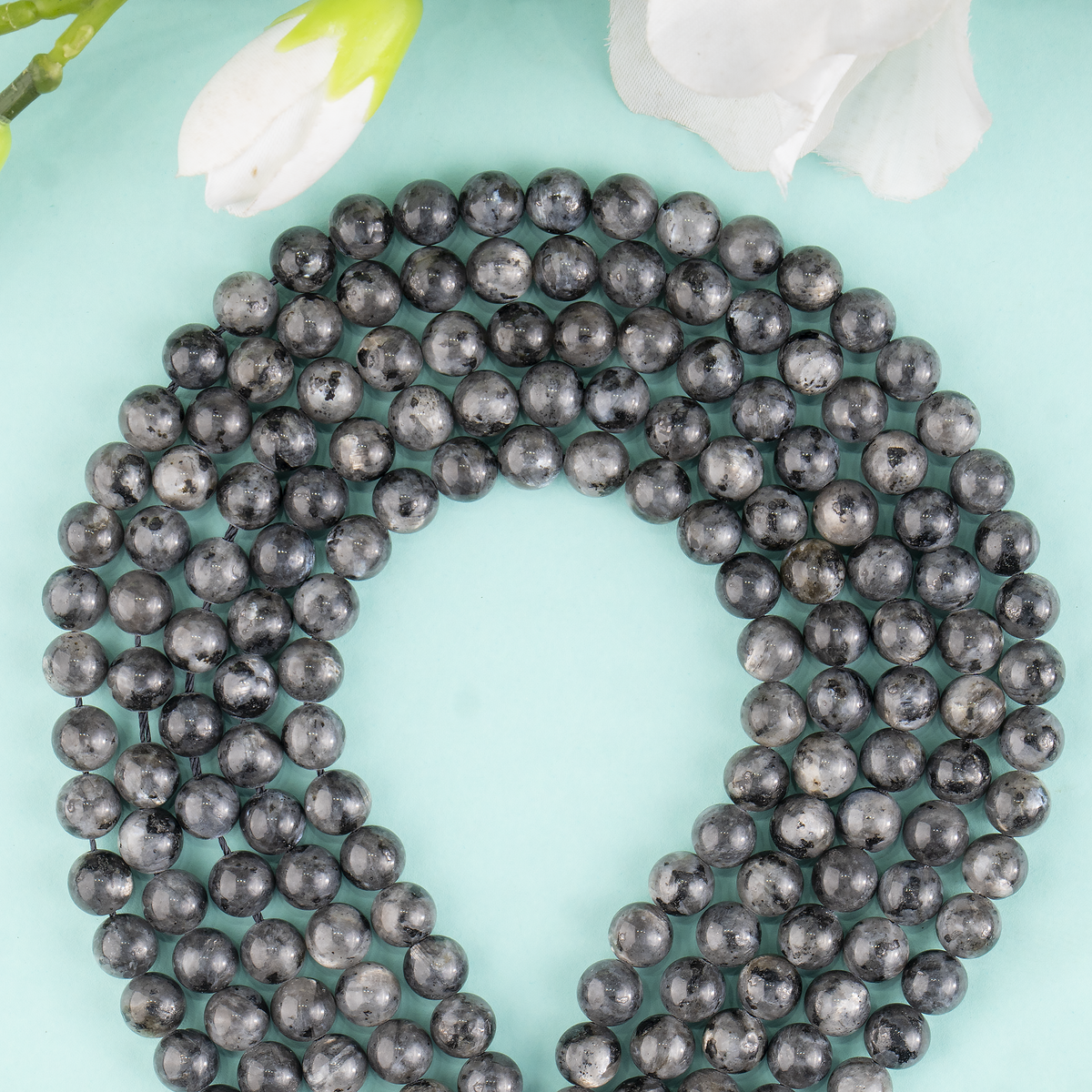 Black Labradorite  Beads, Natural Round Crystal Beads 4mm to 12mm