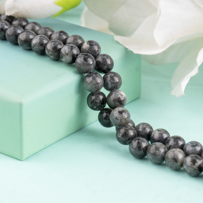 Black Labradorite  Beads, Natural Round Crystal Beads 4mm to 12mm