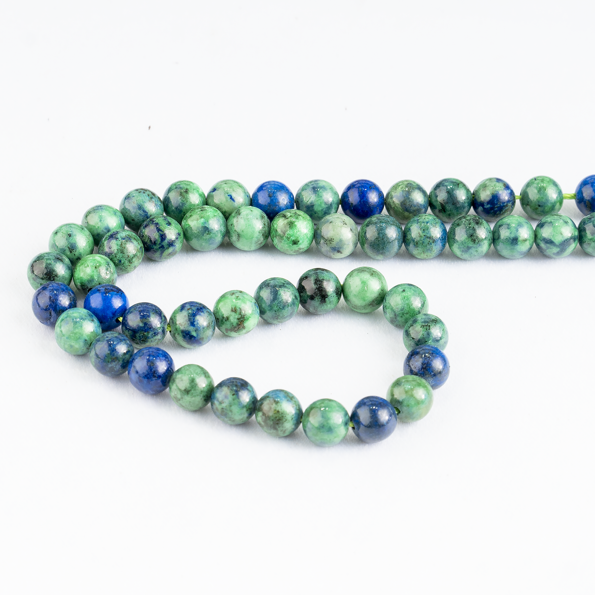 Azurite Malachite Beads, Natural Crystal Round Beads 4mm to 12mm  DestGlow