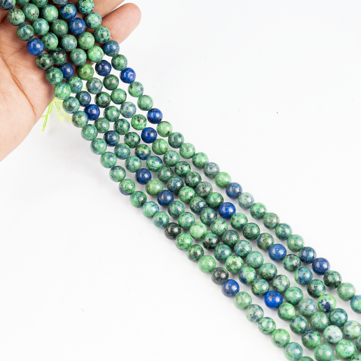 Azurite Malachite Beads, Natural Crystal Round Beads 4mm to 12mm  DestGlow