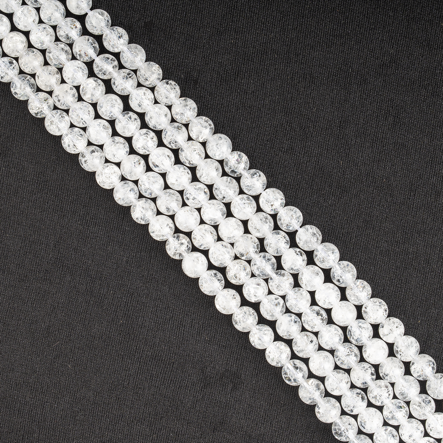 Crack Crystal Beads, Natural Round Crystal Beads 8mm, 10mm
