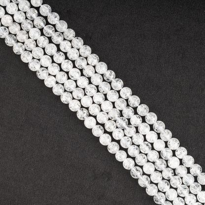Crack Crystal Beads, Natural Round Crystal Beads 8mm, 10mm