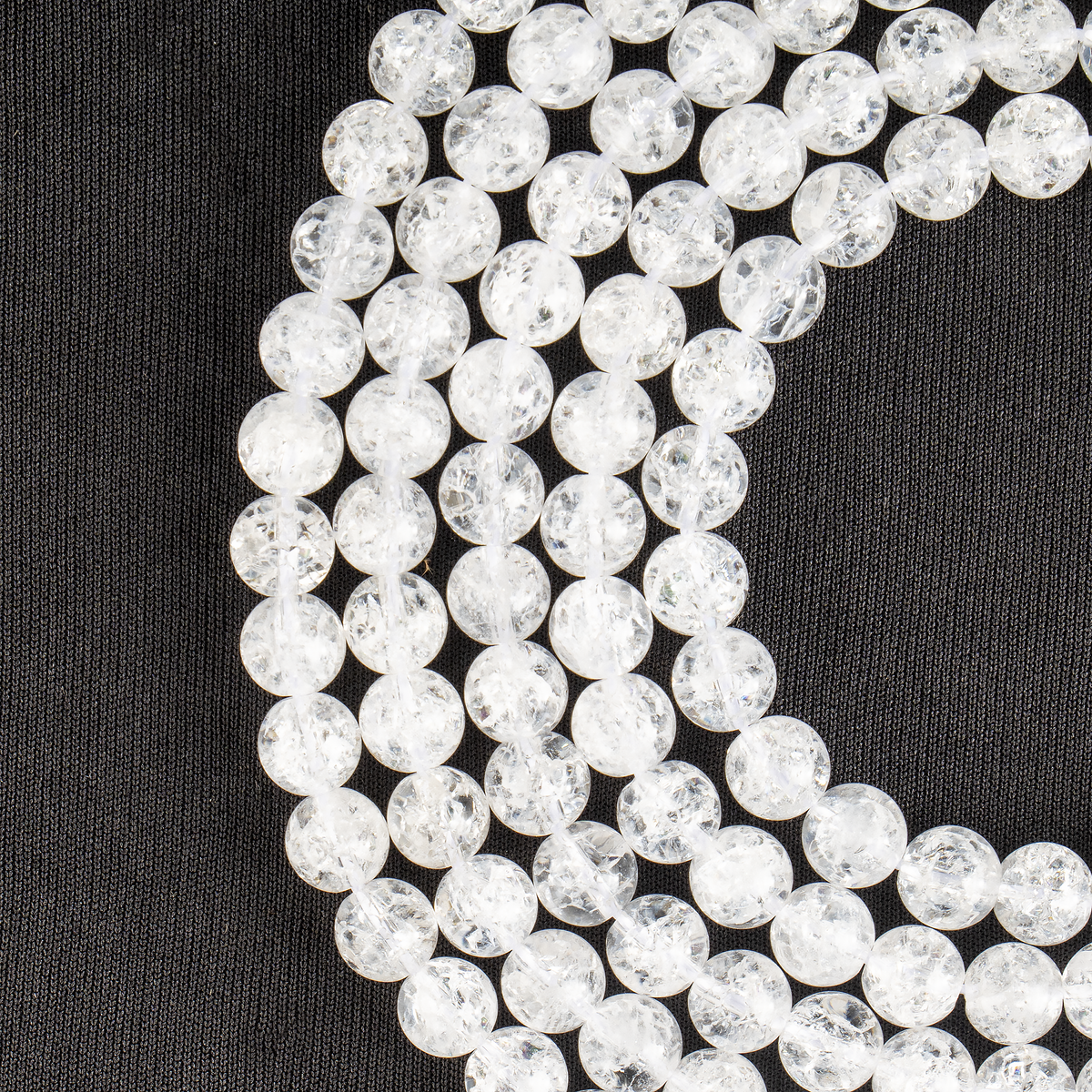Crack Crystal Beads, Natural Round Crystal Beads 8mm, 10mm  DestGlow