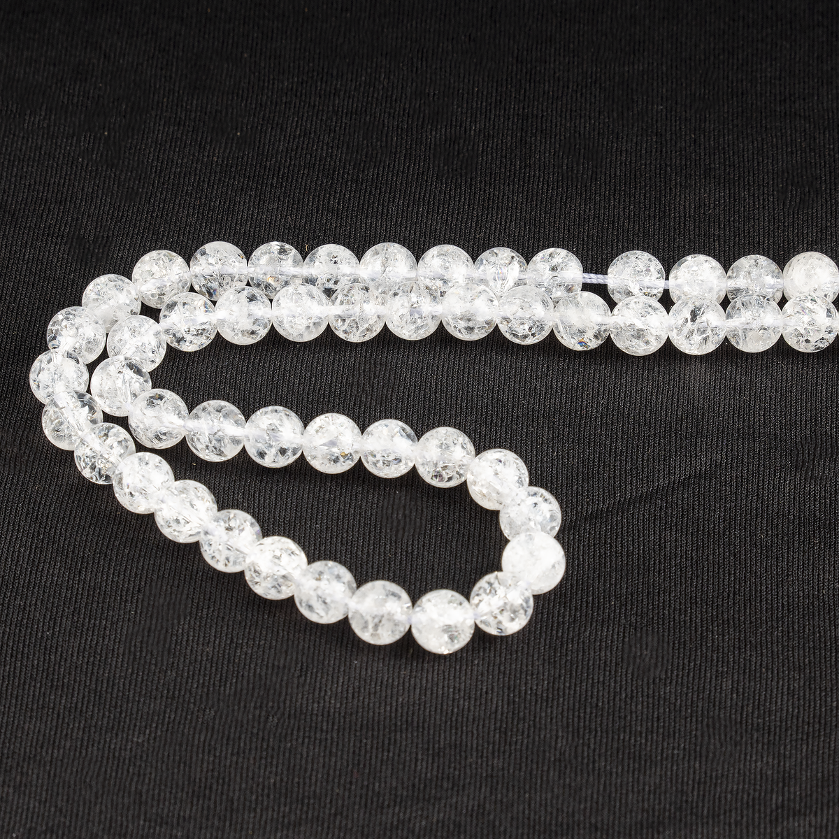 Crack Crystal Beads, Natural Round Crystal Beads 8mm, 10mm  DestGlow