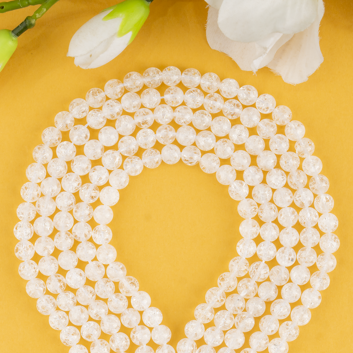 Crack Crystal Beads, Natural Round Crystal Beads 8mm, 10mm  DestGlow
