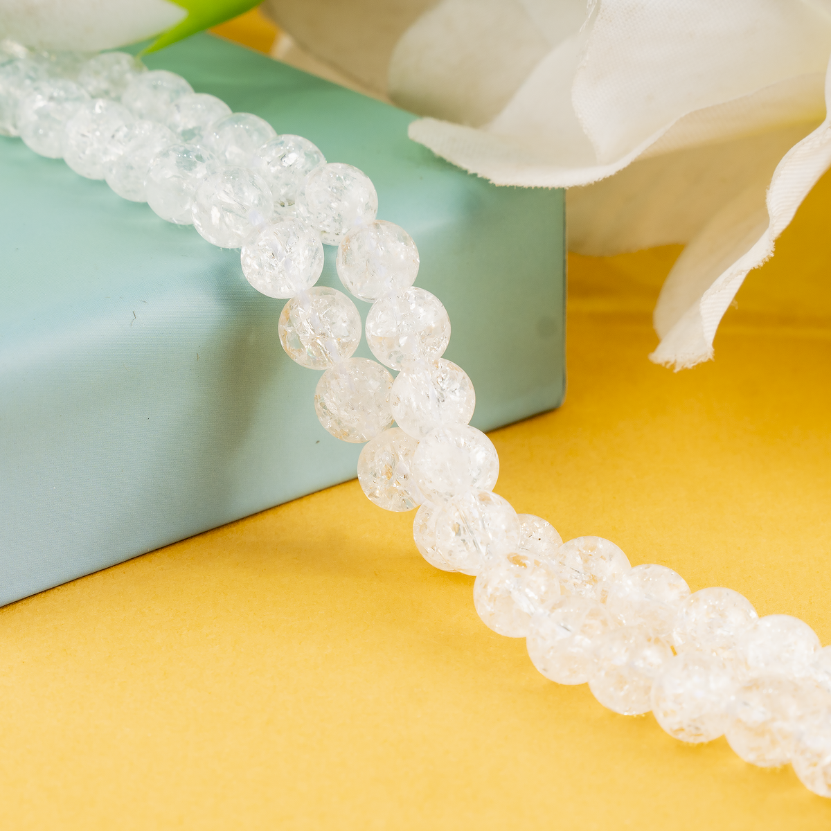 Crack Crystal Beads, Natural Round Crystal Beads 8mm, 10mm  DestGlow