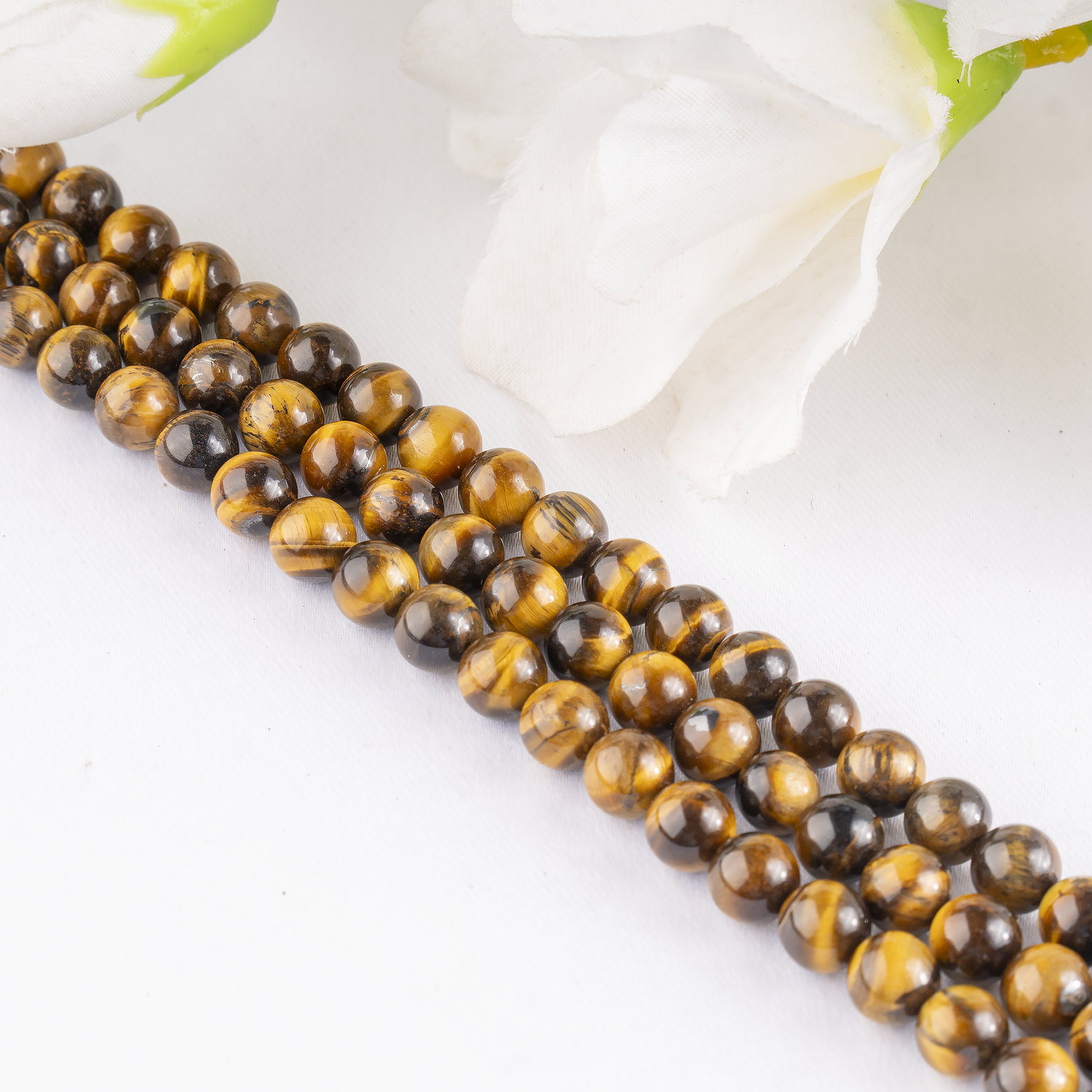 Tiger Eye Beads, Natural Round Crystal Beads 4mm to 16mm  DestGlow