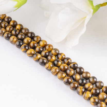 Tiger Eye Beads, Natural Round Crystal Beads 4mm to 16mm  DestGlow
