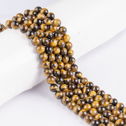 Tiger Eye Beads, Natural Round Crystal Beads 4mm to 16mm  DestGlow