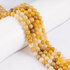Yellow Aventurine Beads, Natural Round Crystal Beads 6mm to 10mm  DestGlow