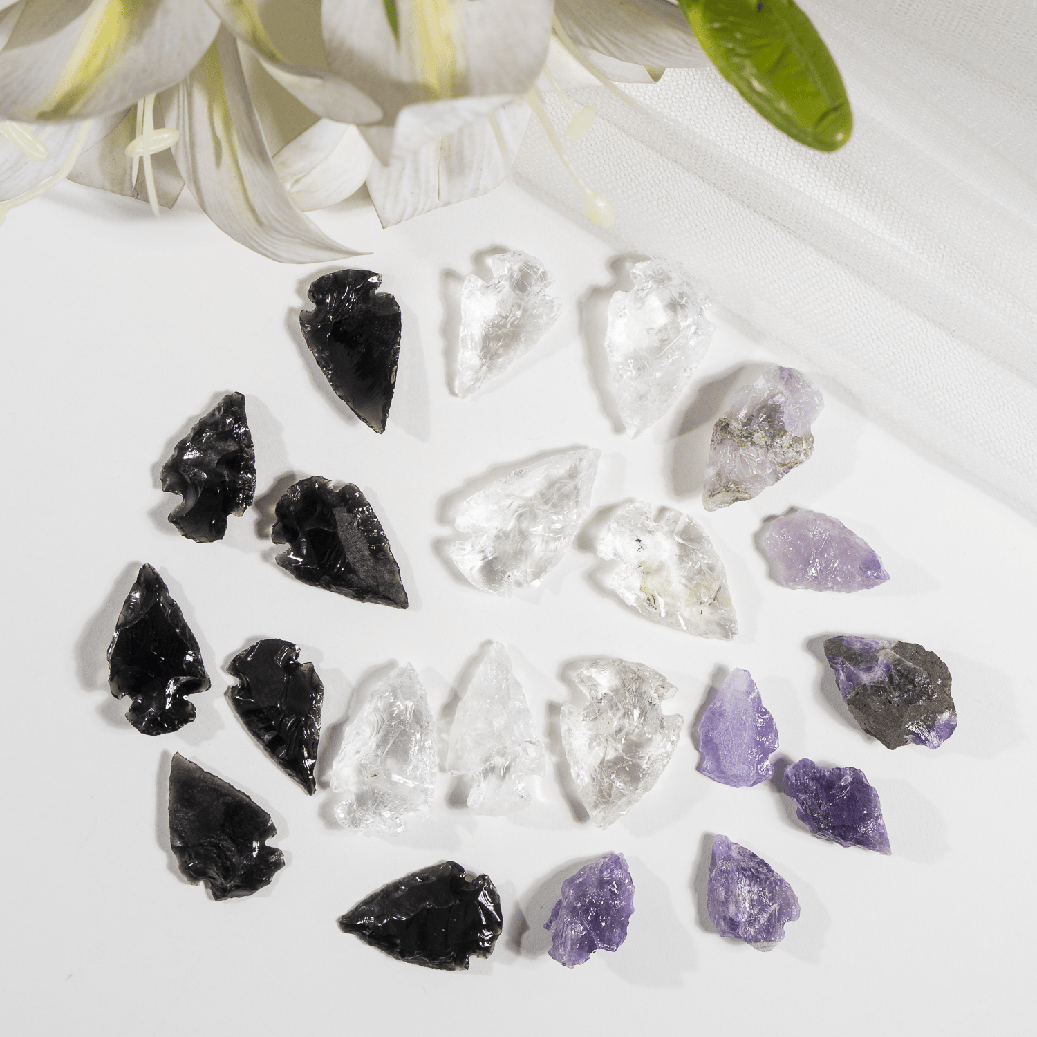 Gemstone Arrowheads for DIY Project Craft Point Jewelry Making  DestGlow