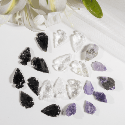 Gemstone Arrowheads for DIY Project Craft Point Jewelry Making  DestGlow